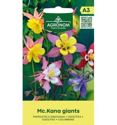 Водосбор "Mc.Kana Giants" AGRONOM 0,2 г