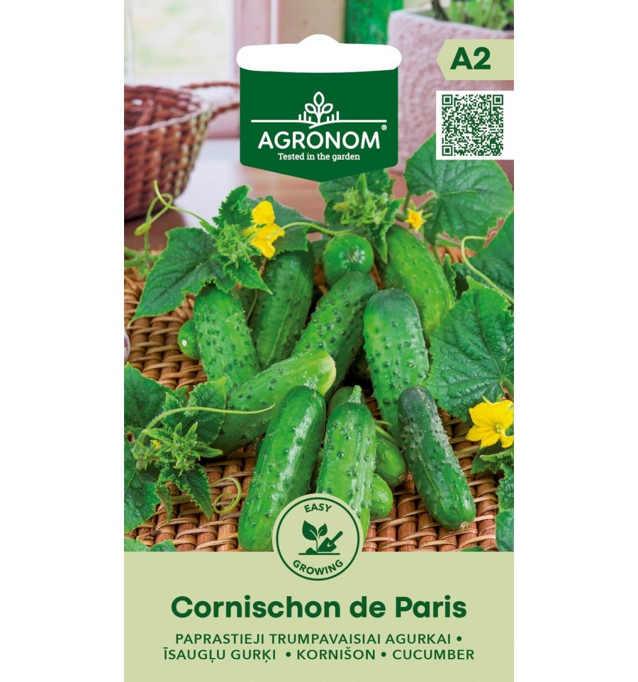Cucumber gherkin "Cornischon de Paris" AGRONOM 1 g
