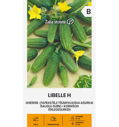 Kurk kornišon "Libelle H" Žalia stotele 2 g