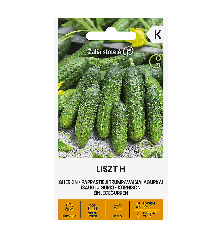 Огурец-корнишон "Liszt H" Žalia stotele 0,5 г