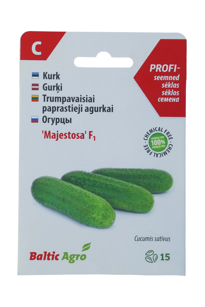 Cucumber "Majestosa F1" Baltic Agro 15 seeds
