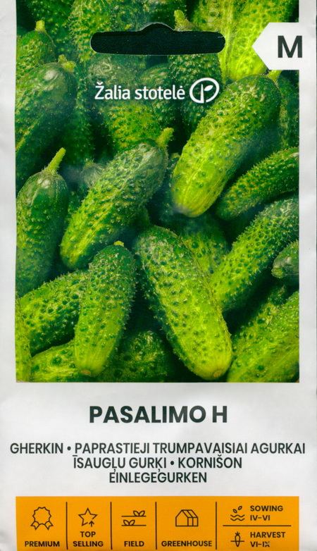 Agurkų kornišonai "Pasalimo H" Žalia stotele 0,5g