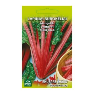 Lehtpeet "Rhubarb Chard" NOJAUS SEKLOS 3 g