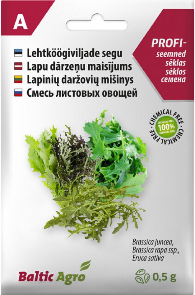 Lehtköögiviljade segu Baltic Agro 0,5 g