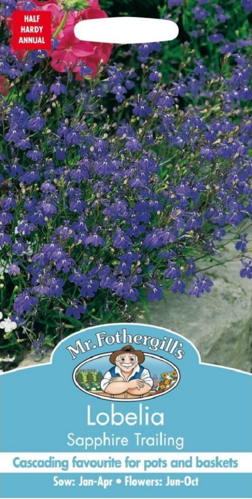 Лобелия "Sapphire Trailing" 2000 семян Mr.Fothergill's