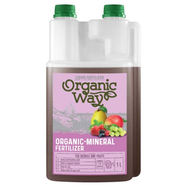 Жидкое удобрение для ягод и фруктов. Organic Way, 1 л.