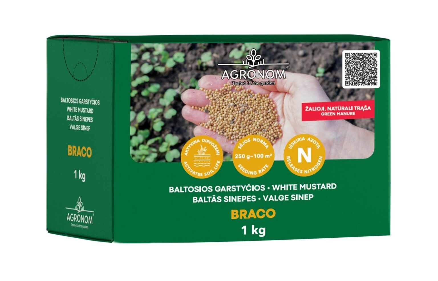 Valge sinep "Braco" AGRONOM 1 kg