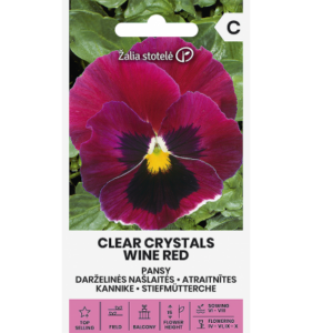 Kannike "Clear Crystals Wine Red" Žalia stotele 0,3 g