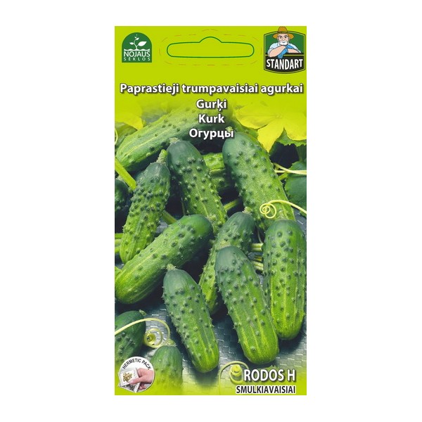 Gurķis Cucumis sativus "Rodos F1", sēklas Nojaus 0,5 g