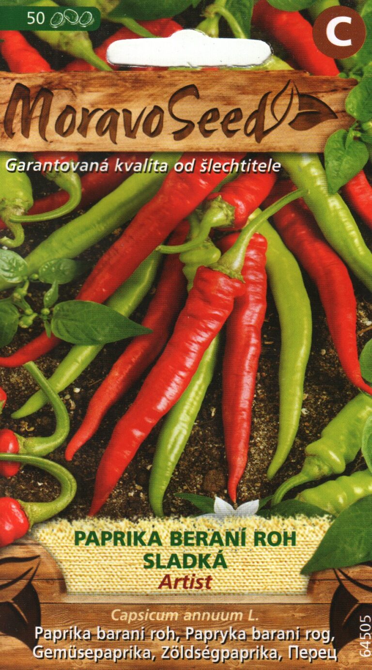 Saldžioji paprika Artist 50 sėklų