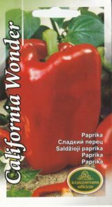 Paprika California Wonde (punane) 0,5