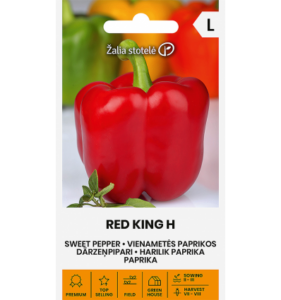 Harilik paprika "Red King H" Žalia stotele 10 s.