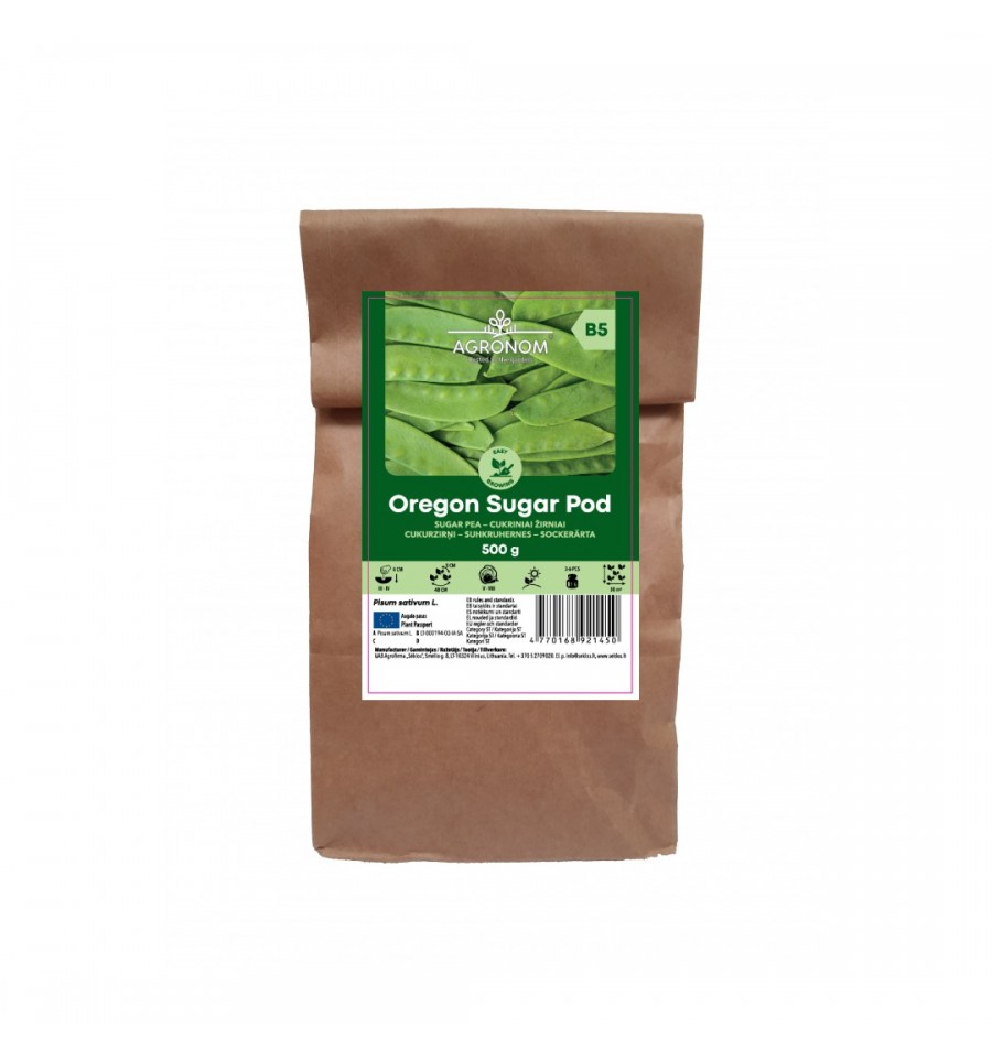 Suhkruhernes "Oregon Sugar Pod" AGRONOM 500 g