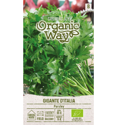 Organic Way petražolės "Gigante D'Italia" 2 g