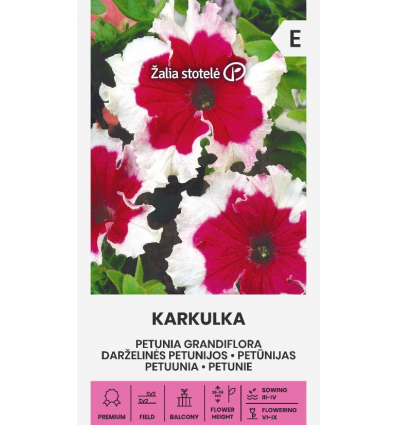 Petuunia "Karkulka" Žalia stotele 15 s.