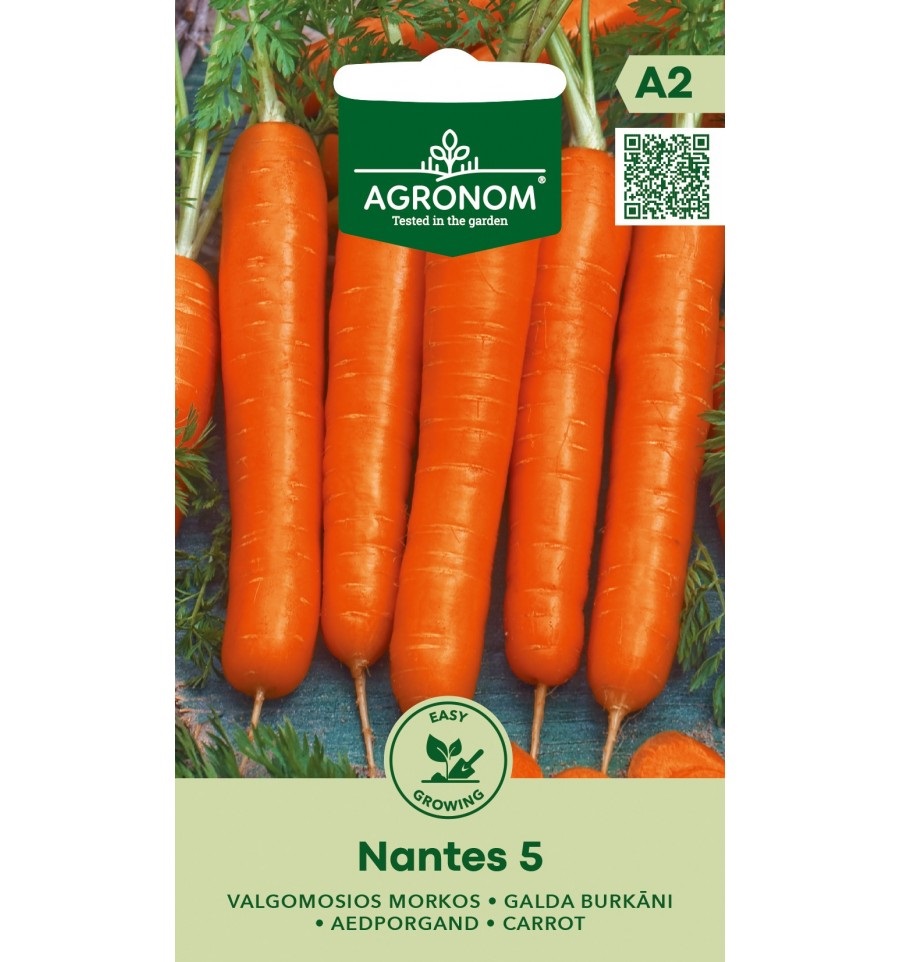 Carrot "Nantes 5" AGRONOM 3 g