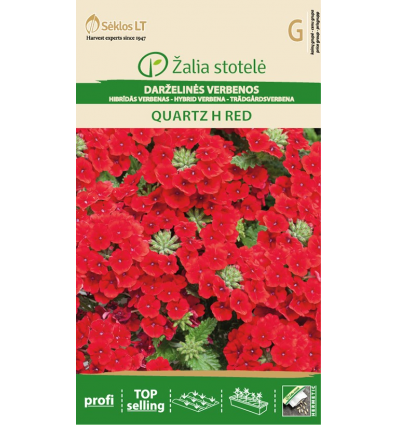 Aed-raudürt "Quartz H Red" Žalia stotele 15 s.