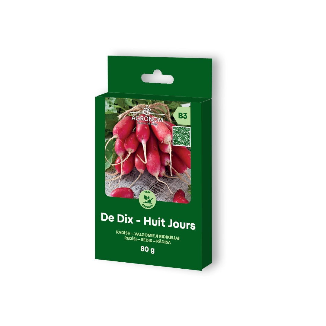 Редис "De Dix-Huit Jours" AGRONOM 80 г