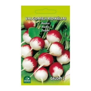 Редис Raphanus sativus "Gaudry 2", семена Nojaus sėklos 3 г