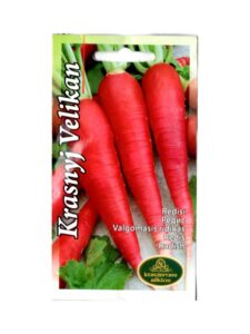 Редис "Красный великан" (Raphanus sativus "Krasnyj Velikan") Žalia stotele 3 г