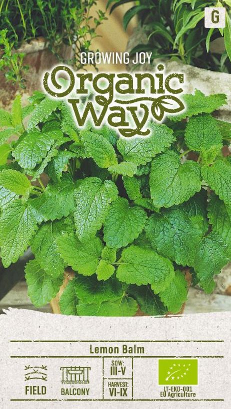 Мелисса лимонная Organic Way 0,4 г