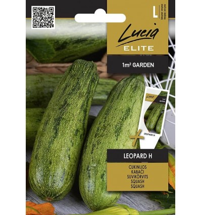 Cukinijos "Leopard H" Lucia ELITE 15 sėklų