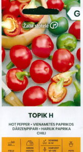 Tšillipaprika "Topik H" Žalia stotele 0,1 g