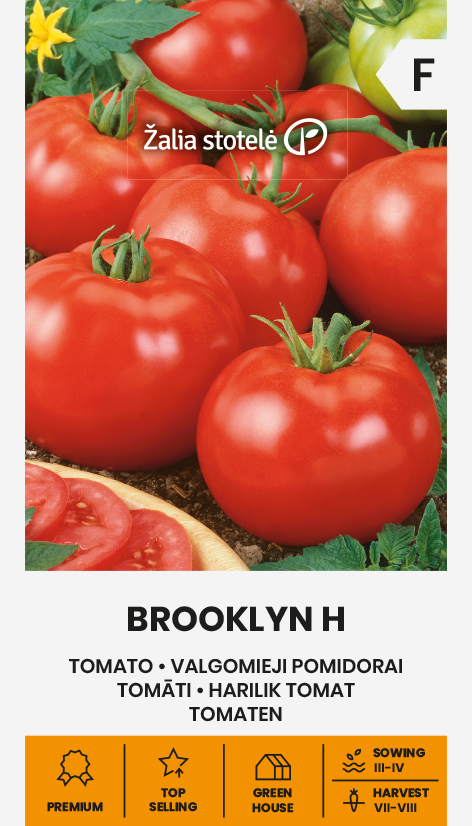 Томат "Brooklyn H", 10 семян, Žalia stotelė