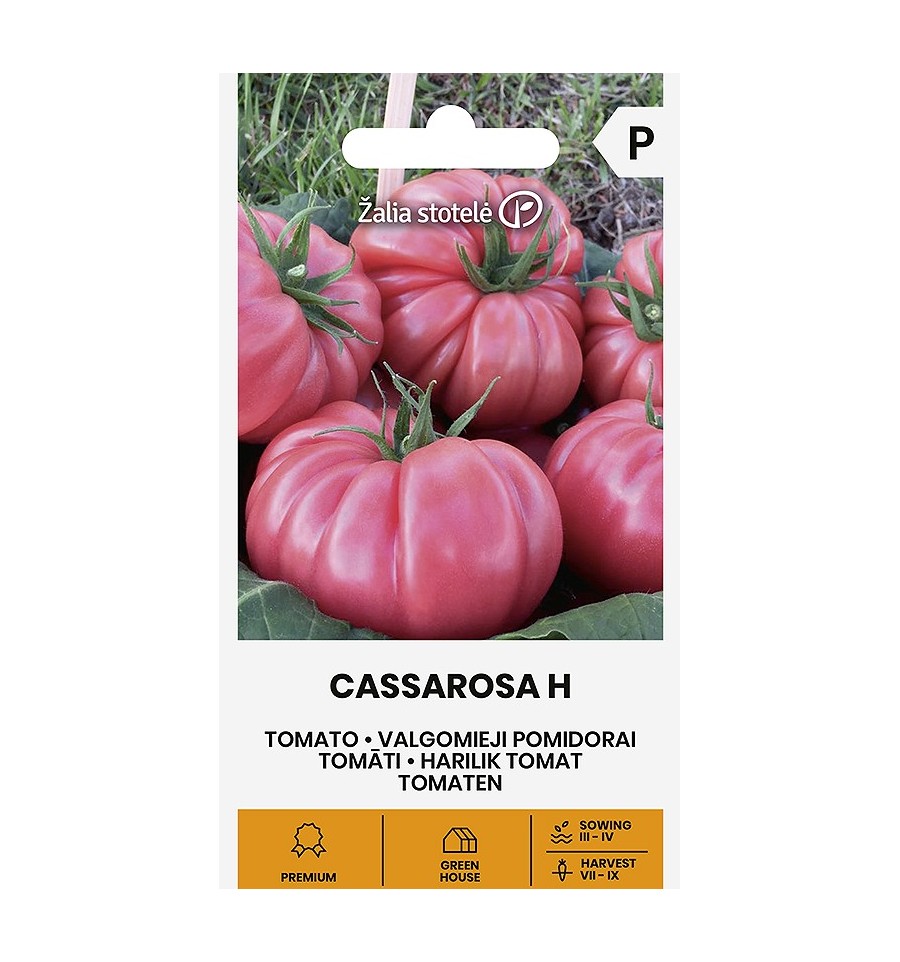 Tomat "Cassarosa H" Žalia stotele 5 s.