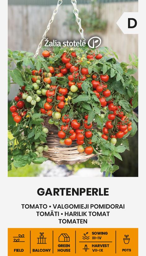Tomaatti "Gartenperle" Žalia stotele 0,1 g