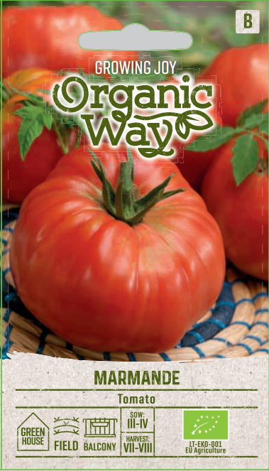 Tomāts "Marmande" Organic Way 0,2 g
