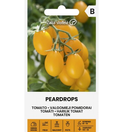 Tomat "Peardrops" Žalia stotele 0,1 g
