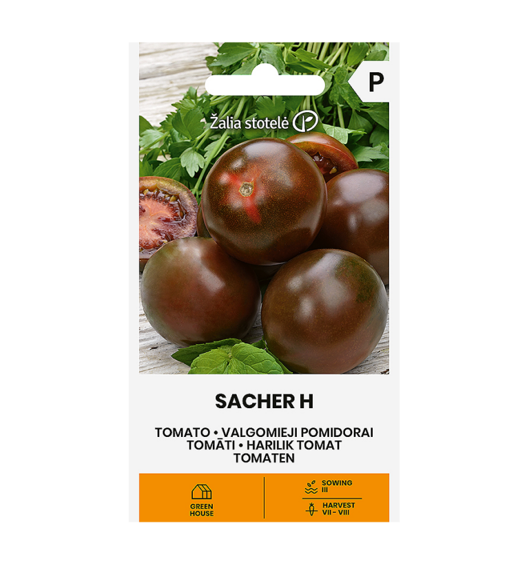 Tomat "Sacher H" Žalia stotele 5 s.