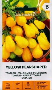 Tomat "Yellow Pearshaped" Žalia stotele 0,2 g