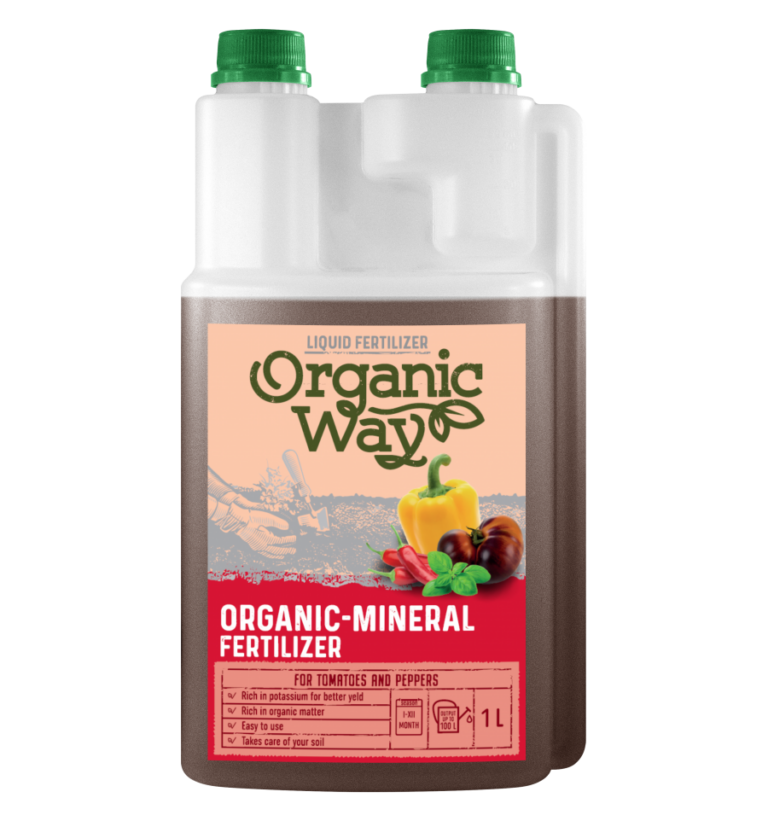 Orgaanilis-mineraalne väetis tomatitele ja paprikatele Organic Way 1 l