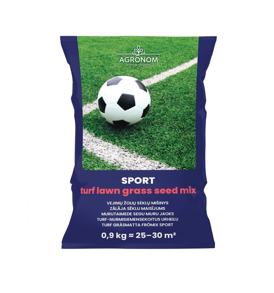 Zāliena sēklu maisījums "SPORT" AGRONOM 0,9 kg