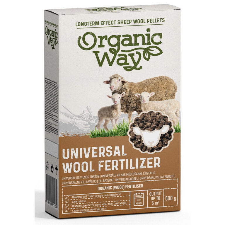 Универсальное удобрение из шерсти Organic Way 500 г
