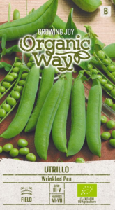 Dārza zirņi "Utrillo" Organic Way 8 g