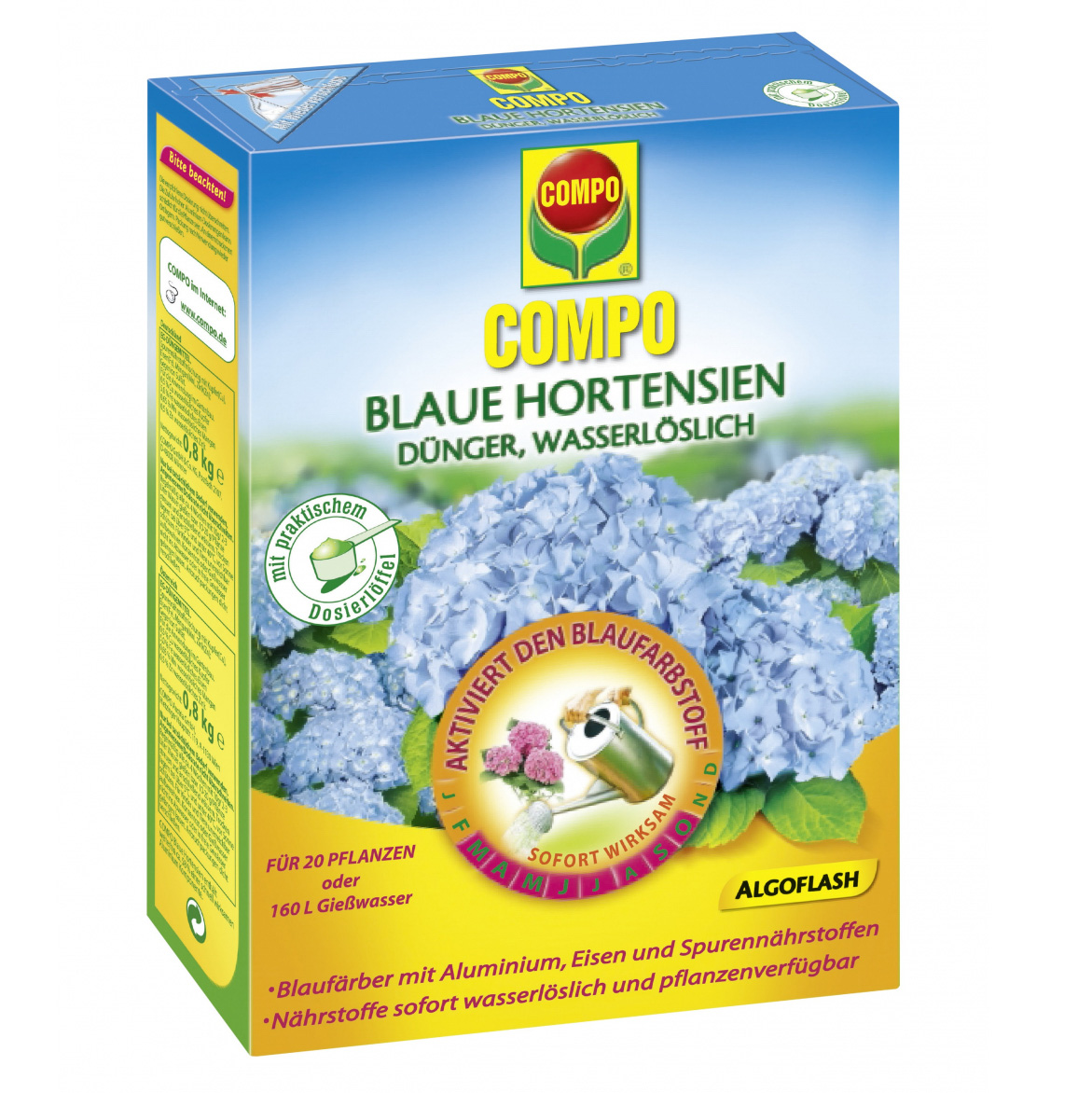 Compo Hydrangea Fertilizer Blue Hydrangea 800 g