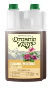 Liquid fertilizer for flowering plants Organic Way 1 l