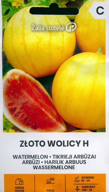 Melone "Zloto Wolicy" Žalia stotele 0,5 g