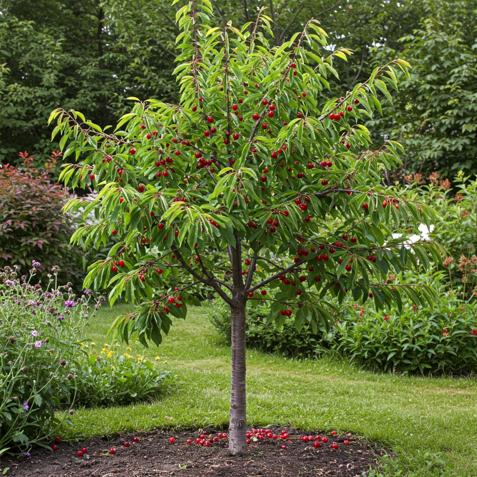 Prunus cerasus "Piemont", zema auguma ķirsis