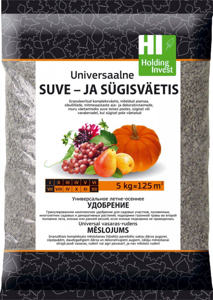 Universaalne suve- ja sügisväetis 5 kg