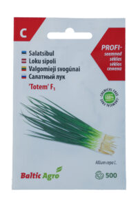 Salad onion Allium cepa "Totem F1" seeds, Baltic Agro 500 seeds