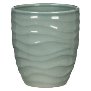 Dekoratiivne lillepott Breeze 15 cm H 15 cm roheline