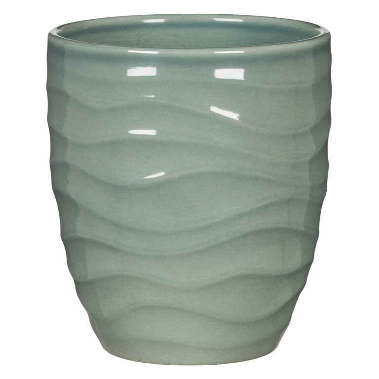 Dekoratyvinis vazonas Breeze 15 cm H 15 cm žalias