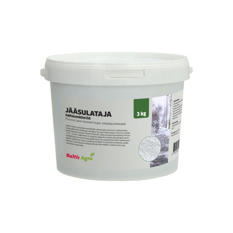 Jääsulataja 3 kg (kaltsiumkloriid)