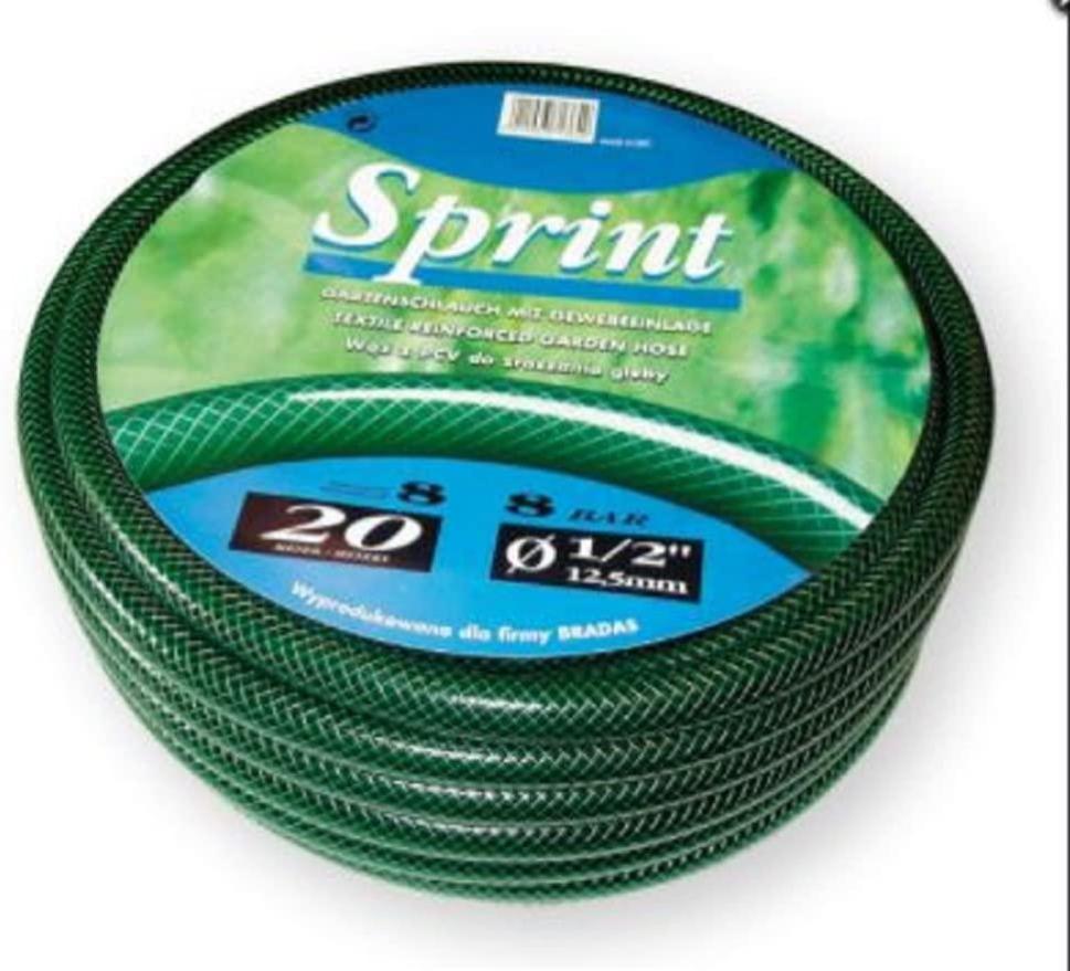 Garden hose Sprint, Bradas 1/2" 20 m green