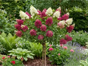 Гортензия метельчатая "Fraise Melba" (Hydrangea paniculata), на штамбе