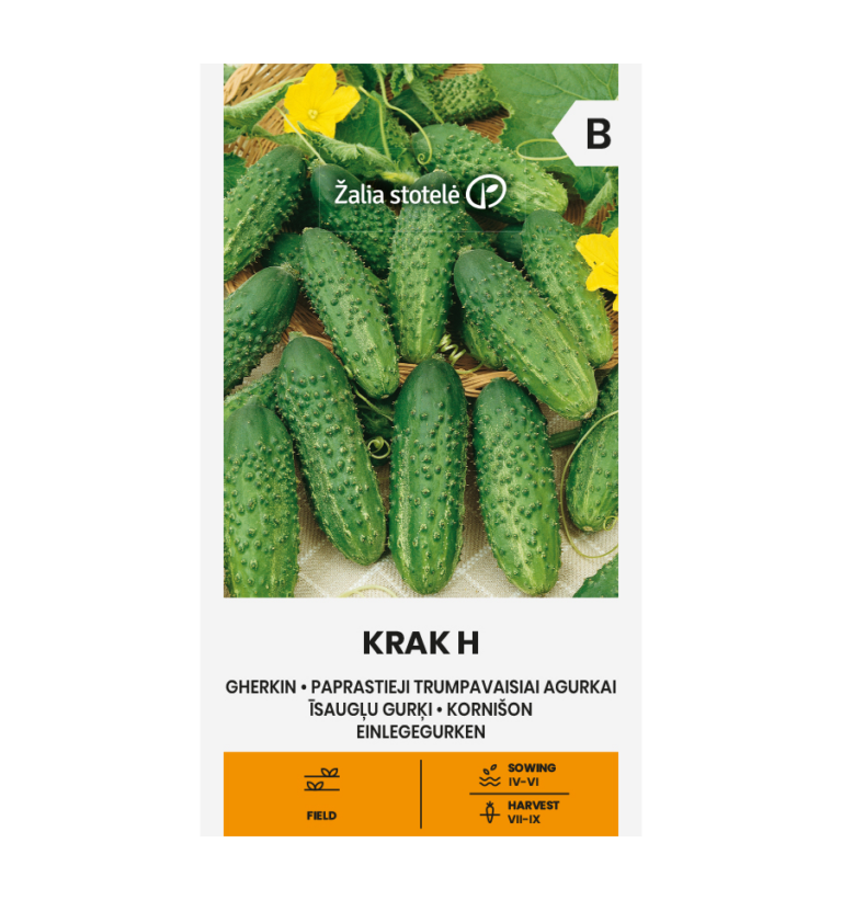 Kurk kornišon "Krak H" Žalia stotele 2 g